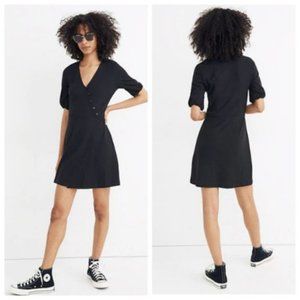 Madewell Cross Front Button Dress